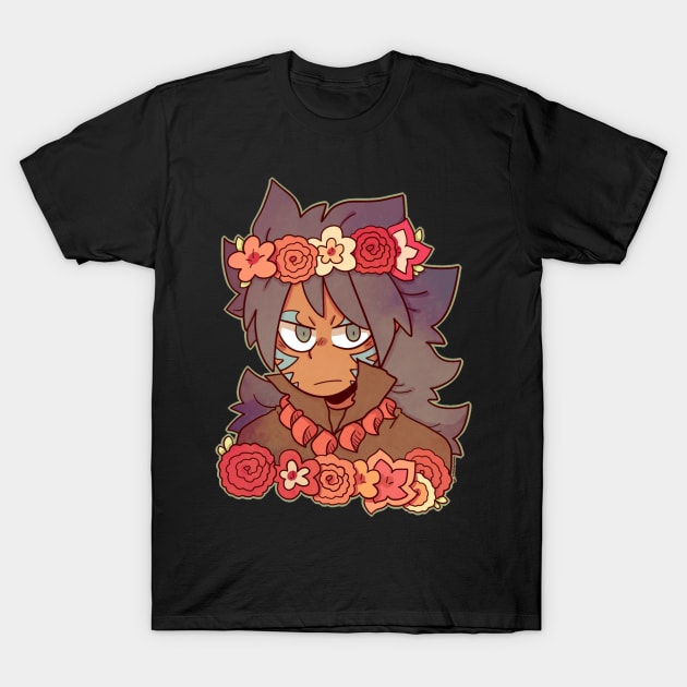 Acnologia Flower Crown sticker T-Shirt by Dragnoodles